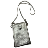 Elisa - Mobile Phone Shoulder Bag - Silver